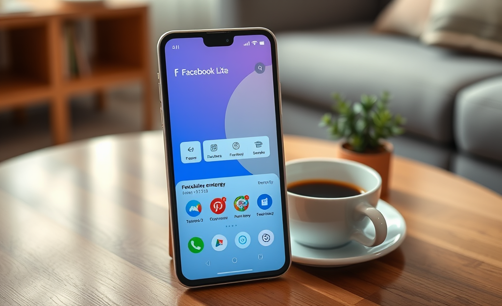 Imagen de la app Facebook Lite que asegura una mejor experiencia al abrir Facebook sin cuelgues.