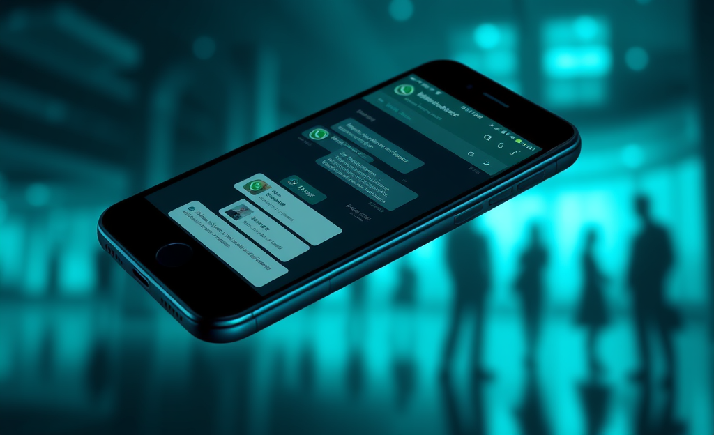 Imagen que ilustra una aplicación para clonar y ver conversaciones de WhatsApp.