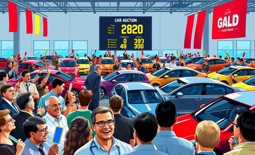 Consejos para conquistar la mejor oferta en una subasta de coches.