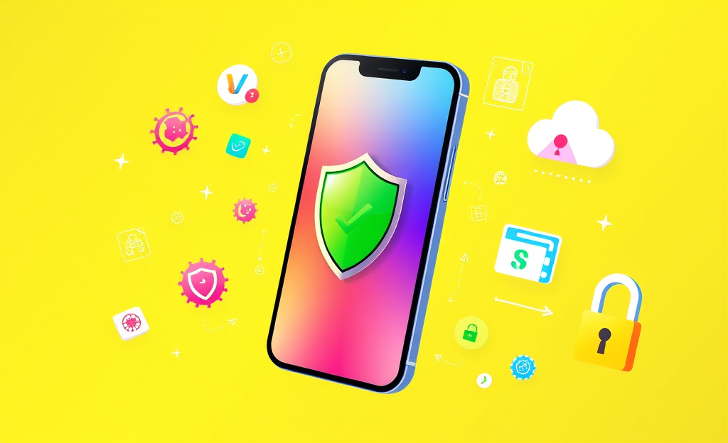 Imagen de una aplicación antivirus para móvil que elimina malware.