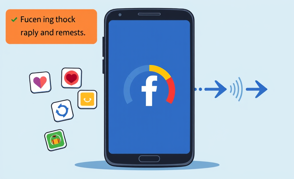 Aplicación para optimizar la velocidad de Facebook