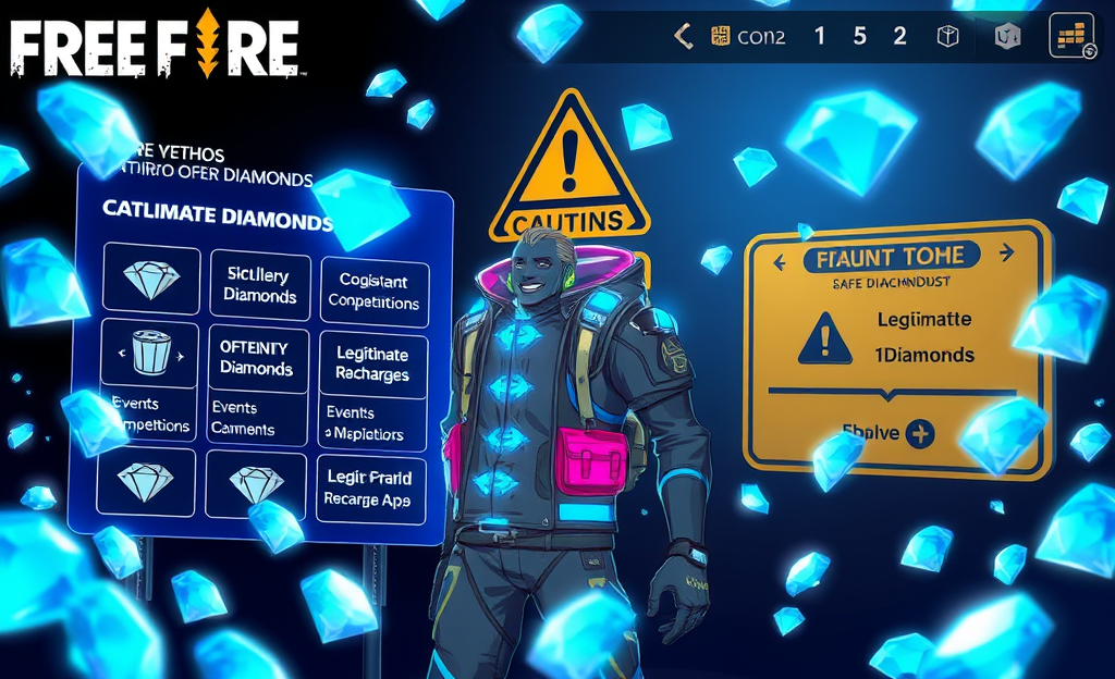 Guía sobre cómo obtener diamantes de forma segura en Free Fire