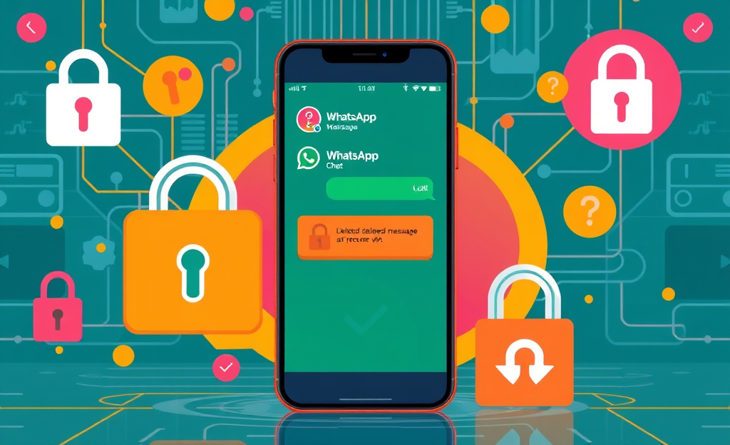 Imagen que ilustra la aplicación para visualizar mensajes privados de WhatsApp, destacando su utilidad y funciones de privacidad.