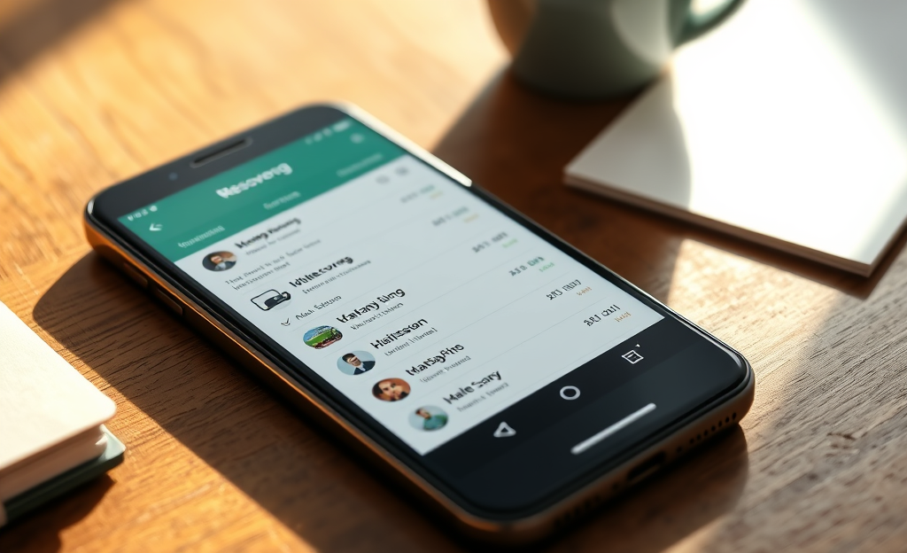 Aplicación para recuperar y leer conversaciones borradas de WhatsApp.