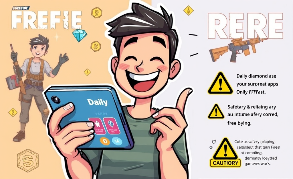 Cómo hacer diamantes en Free Fire usando una app.