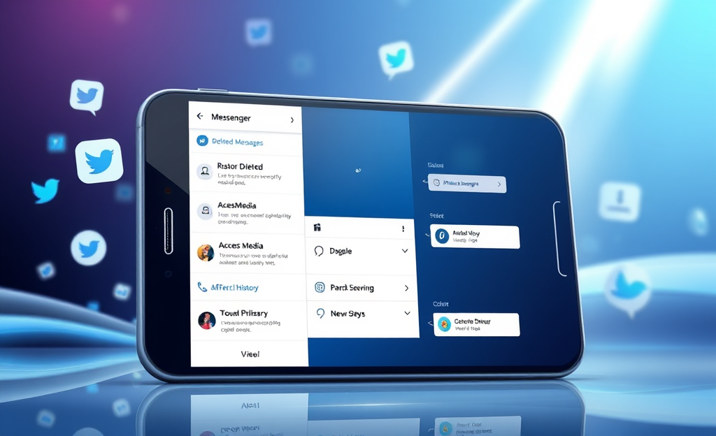 Aplicación para guardar y recuperar mensajes antiguos de Messenger.