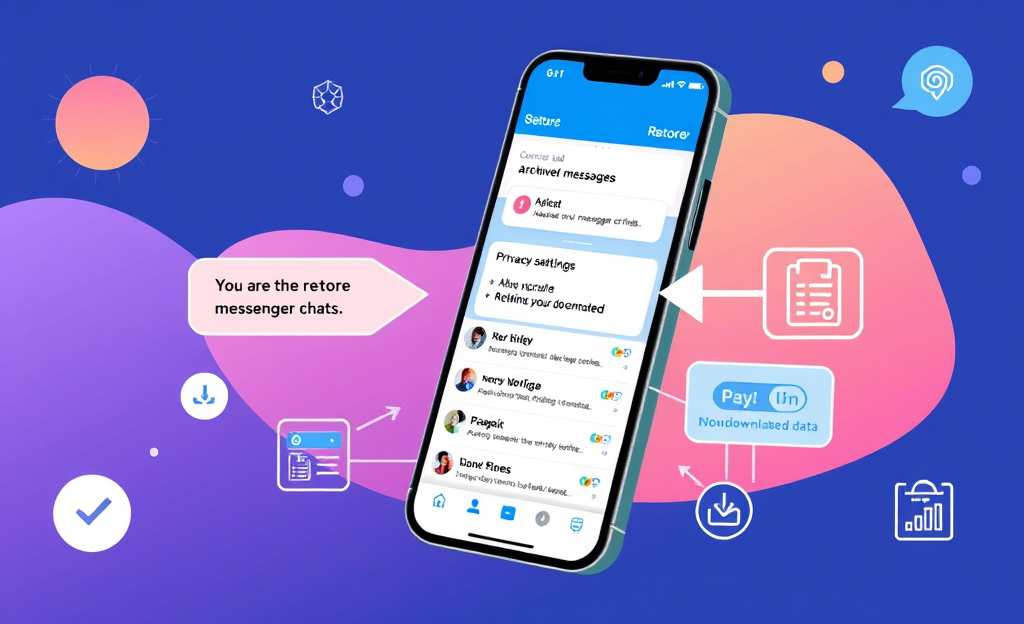 Restaurar chats de Messenger y recuperar conversaciones perdidas.