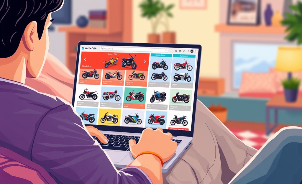 Subasta en línea de motos económicas ofreciendo una variedad de opciones a precios accesibles.