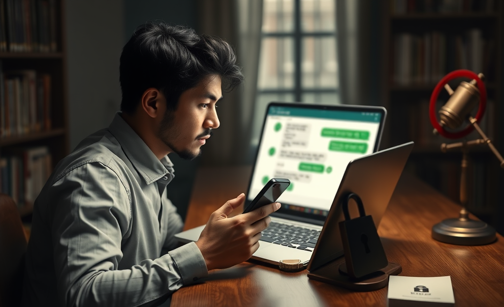 Artículo sobre cómo examinar conversaciones de otro WhatsApp y la importancia de la privacidad.
