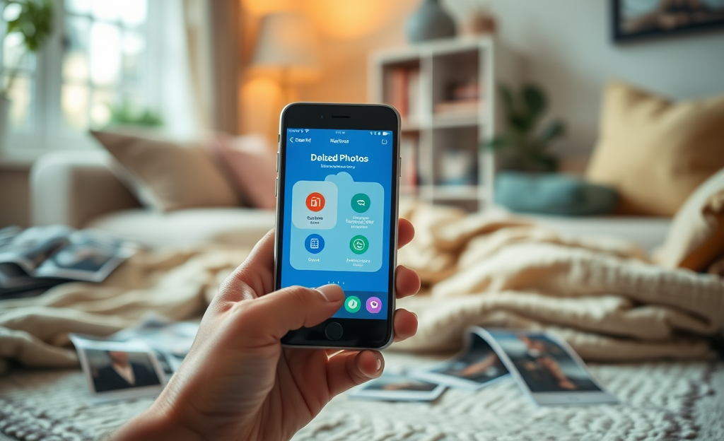 Aplicación para recuperar fotos eliminadas sin ordenador en un dispositivo móvil