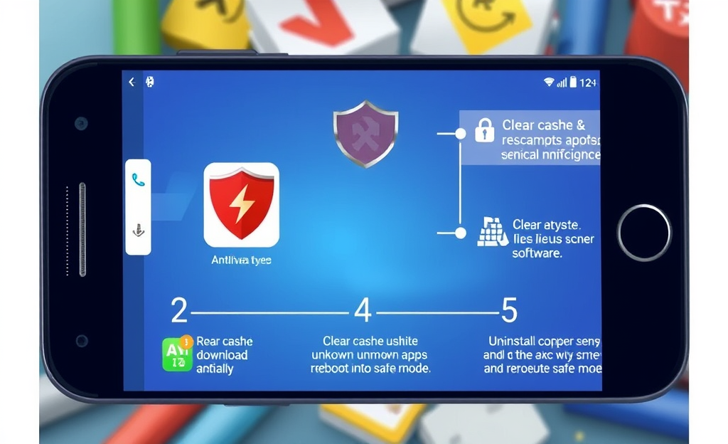 Imagen que ilustra cómo eliminar virus en dispositivos Android de manera rápida y efectiva.