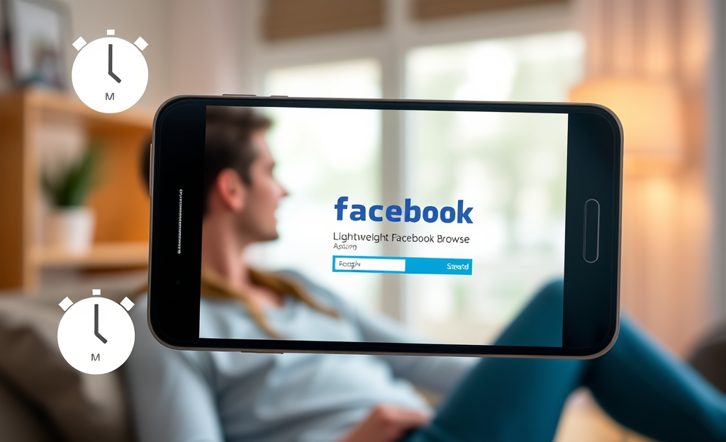 Aplicación ligera para optimizar Facebook en dispositivos Android