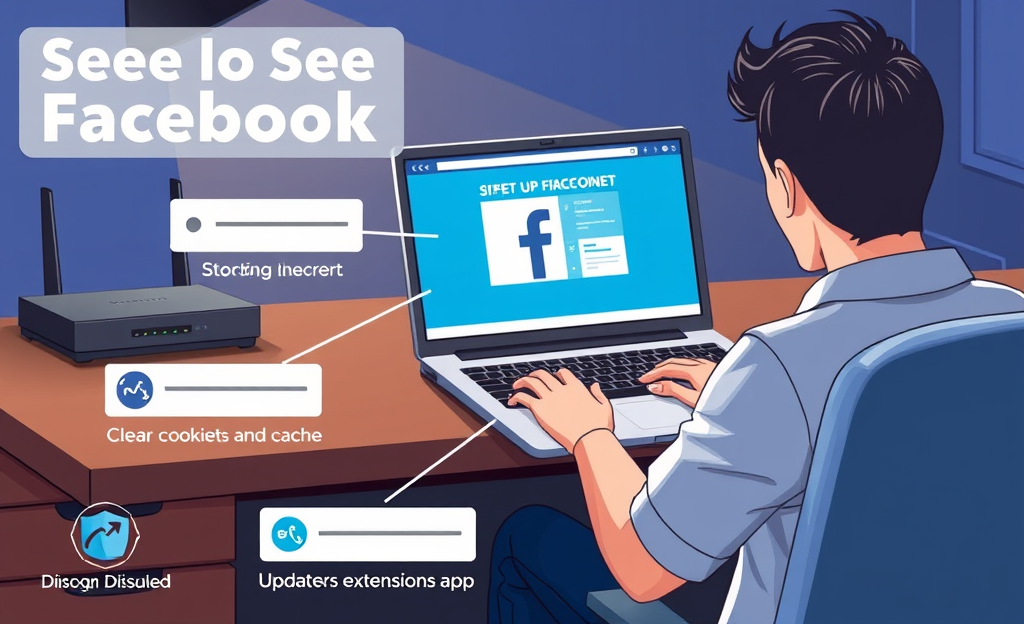 Imagen que muestra consejos para acelerar Facebook mediante una aplicación.