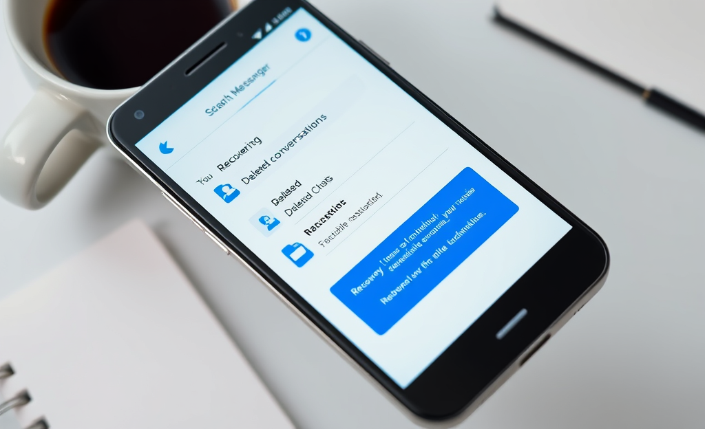 Aplicación que permite recuperar conversaciones eliminadas de Facebook Messenger.