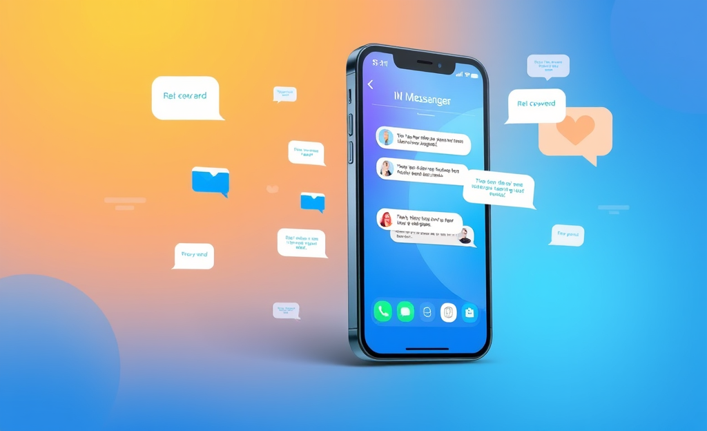 Imagen de una aplicación que restaura chats eliminados de Messenger.