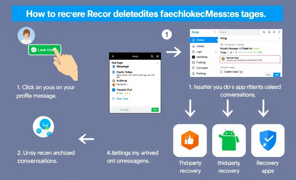 Cómo recuperar mensajes eliminados de Messenger para no perder información importante.
