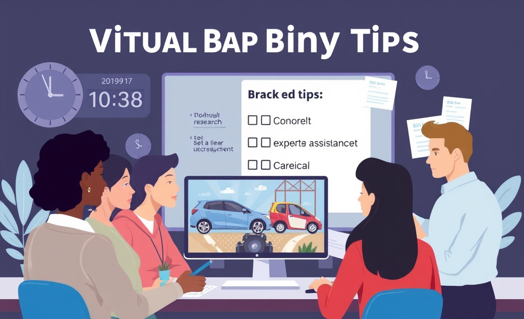 Consejos sobre la compra de coches en subastas virtuales.