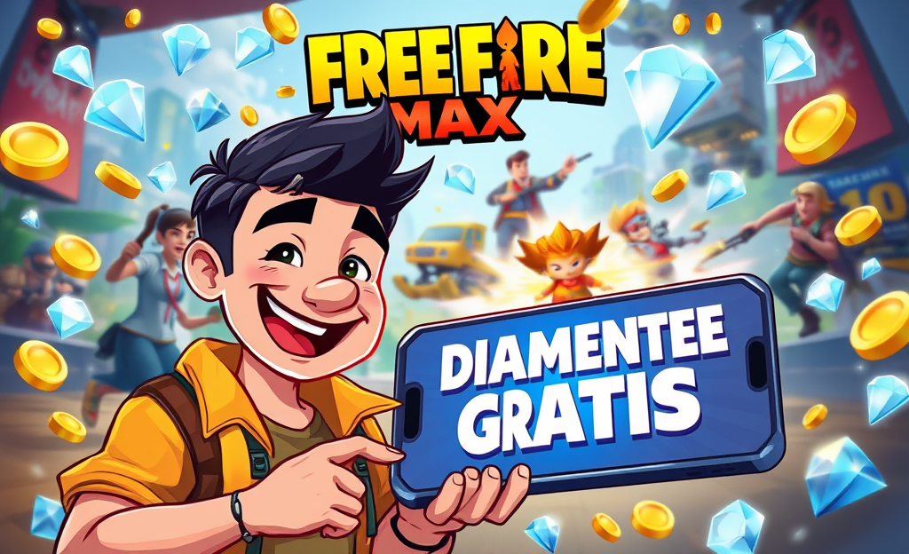 Aplicación que permite obtener diamantes gratis para Free Fire.