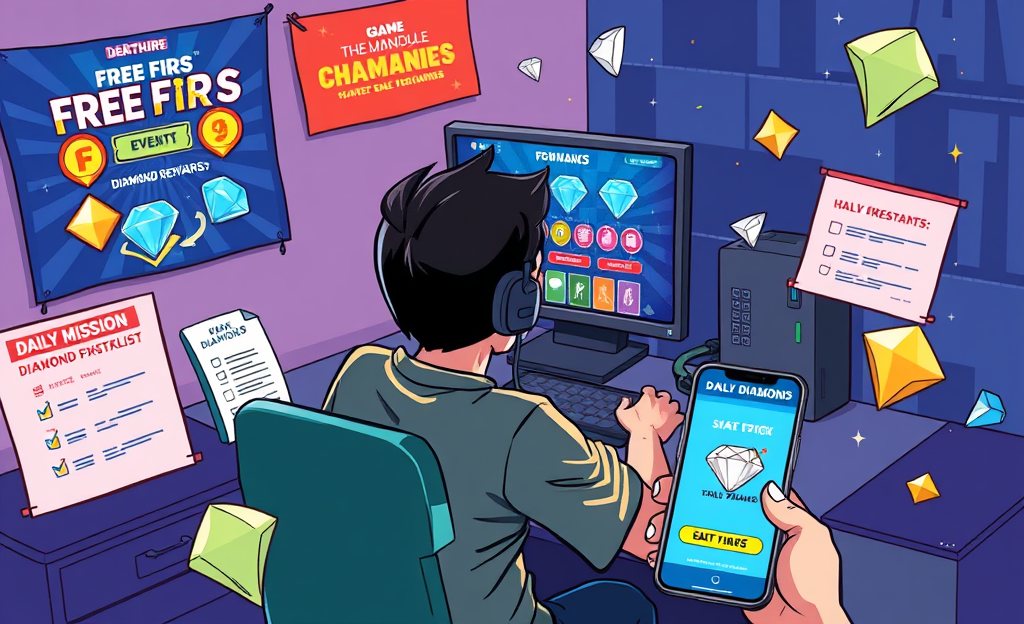 Guía para obtener diamantes en Free Fire rápidamente