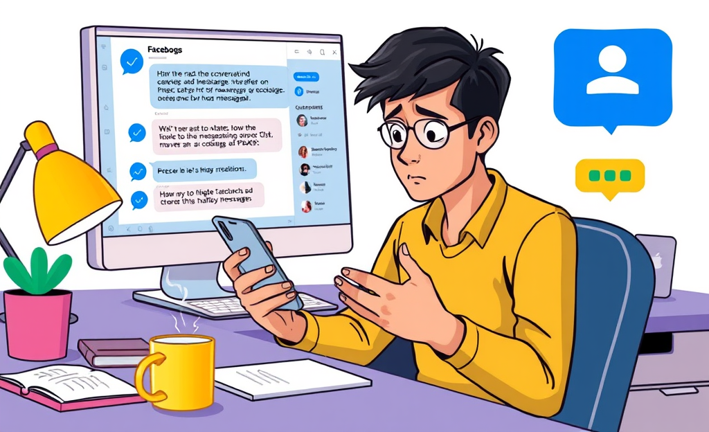 Imagen que ilustra cómo recuperar mensajes de Messenger de forma efectiva y rápida.