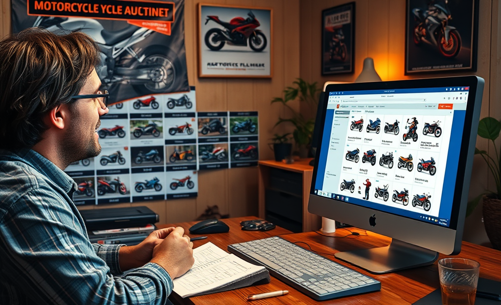 Guía para comprar motos baratas en subastas online