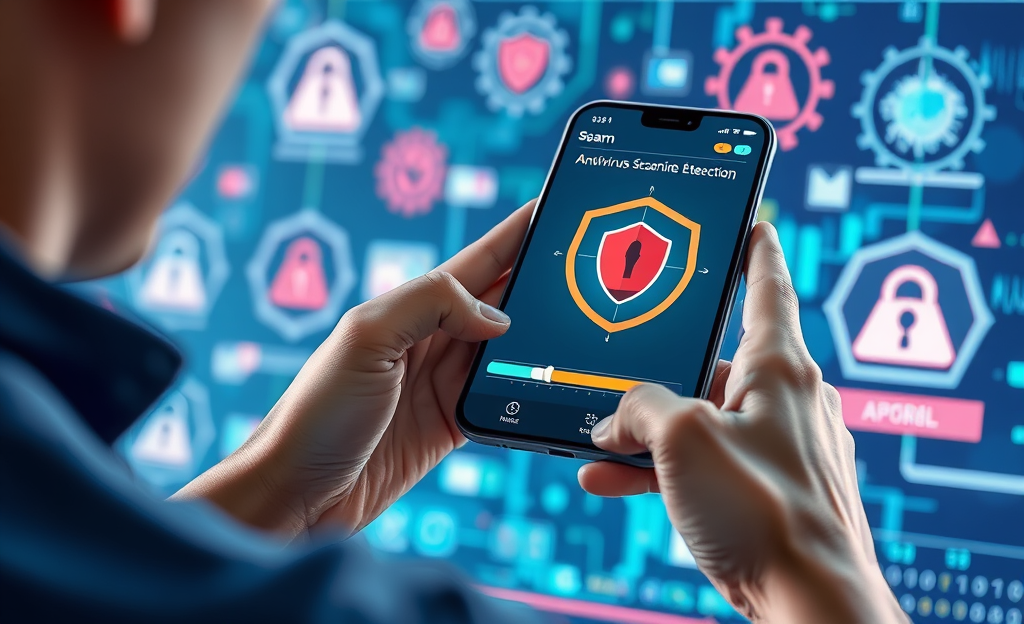 Imagen que ilustra cómo eliminar virus del teléfono y mejorar la seguridad móvil.