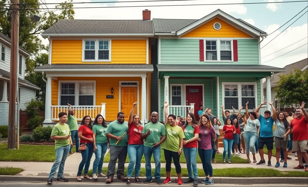Extreme Makeover: Home Edition transforma casas de familias necesitadas con reformas gratuitas y apoyo comunitario.