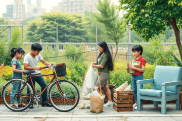 Un experto discutiendo la economía circular en el programa 'Futuro abierto', enfatizando la reparación, reciclaje, reducción y reutilización de recursos.