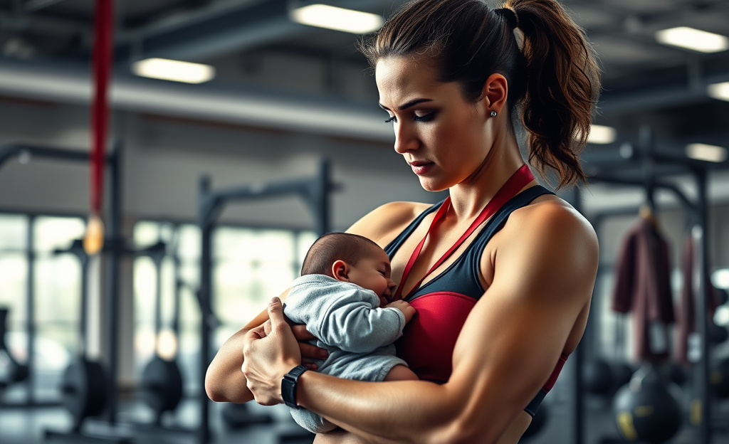 Atletas madres enfrentando desafíos en el deporte de élite.