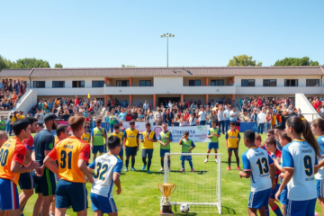 Cartel del Torneo Iter Vitae que promueve el deporte y la participación juvenil.