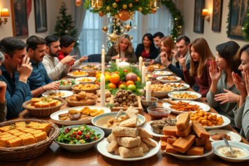 Gráfica sobre el desperdicio de alimentos en España durante las fiestas navideñas, destacando los productos más desechados y consejos para reducir el desperdicio.