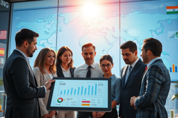 Gráfico del crecimiento proyectado de la economía española y su posición en la Liga Económica Mundial.