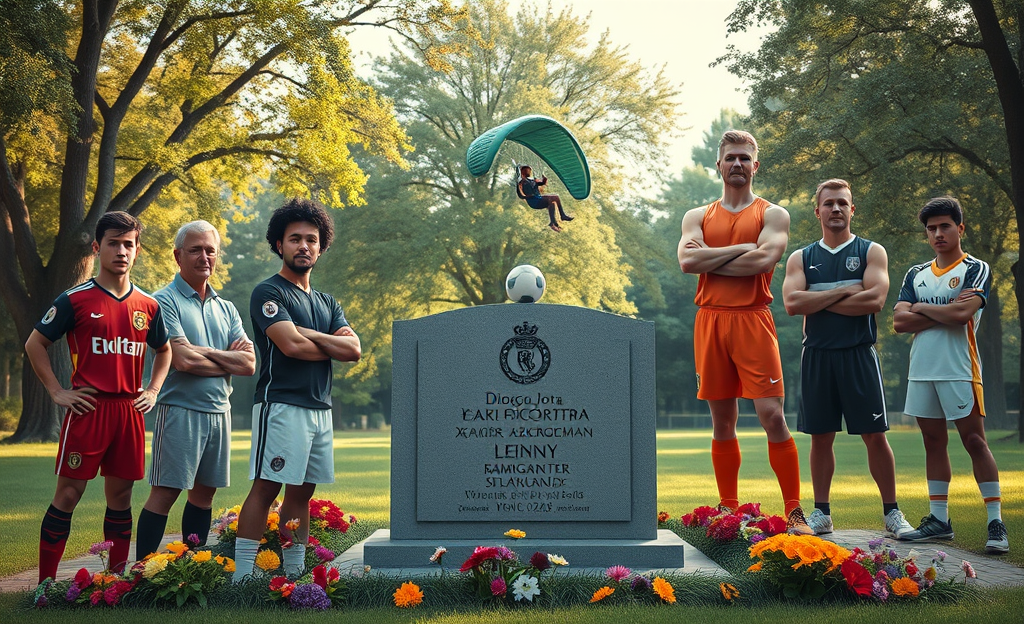 Un collage de figuras deportivas que han fallecido, recordando su impacto en el mundo del deporte.
