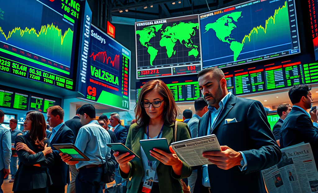Gráfico que ilustra la tendencia alcista de los mercados globales a pesar de la incertidumbre económica y geopolítica.