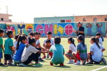 Programa de educación centrado en valores a través del deporte, fomentando la resiliencia y el liderazgo en jóvenes.