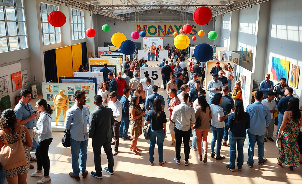 Inauguración del Mercado de las Industrias Creativas en Brasil con representantes de Iberoamérica.