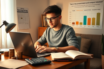 Ilustración sobre la importancia de ahorrar desde temprano para una mejor salud financiera.