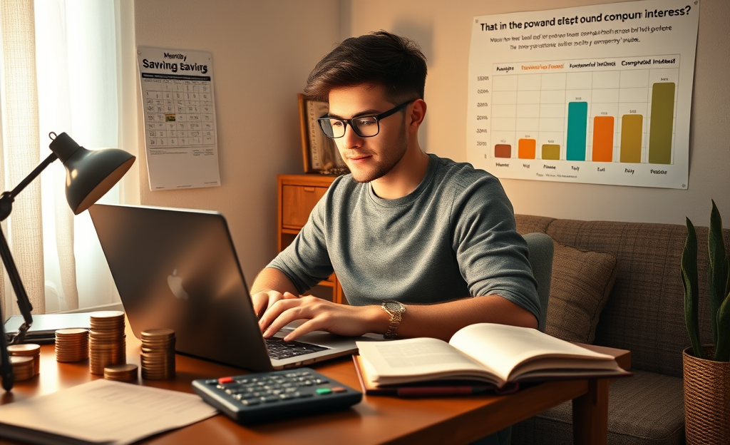 Ilustración sobre la importancia de ahorrar desde temprano para una mejor salud financiera.