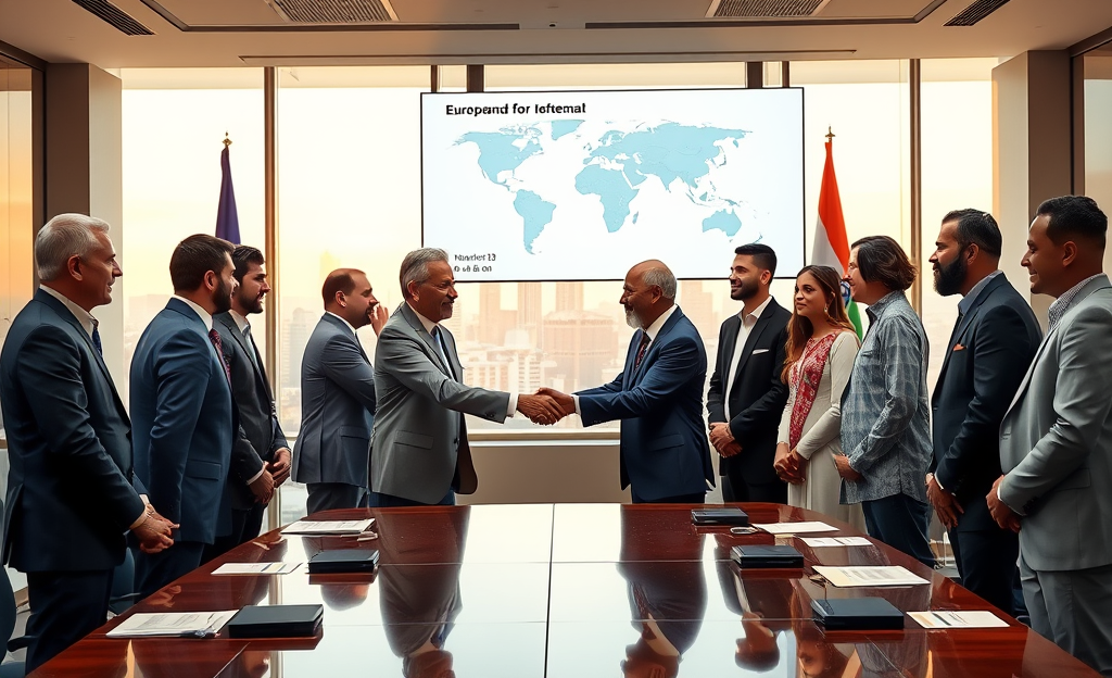 Un acuerdo comercial histórico entre la Unión Europea y la India que podría fortalecer relaciones comerciales y unir a cerca de 2.000 millones de personas.