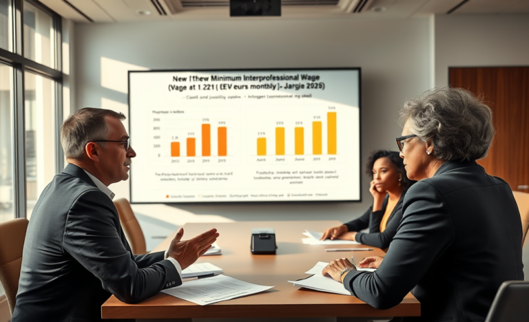 Gráfico sobre el impacto del aumento del Salario Mínimo Interprofesional en empresas y autónomos.