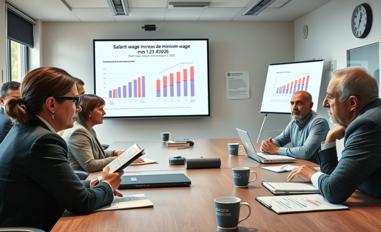 El Aumento del Salario Mínimo Interprofesional (SMI) a 1.221 euros mensuales en 2026 y sus implicaciones económicas.