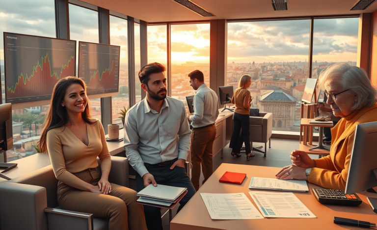 Gráfico de recuperación del mercado hipotecario en 2025 con cifras de operaciones y tasas de interés.