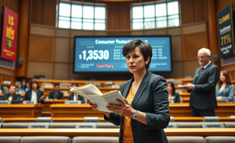 Propuesta en el Congreso para regular préstamos rápidos y proteger a los consumidores de tasas de interés abusivas.