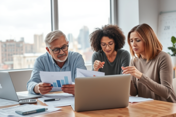 Personas reflexionando sobre su futuro financiero y la planificación para la jubilación.