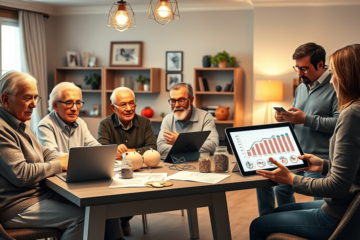 Análisis de la contribución económica de diferentes grupos de edad y su impacto en la economía familiar y la sostenibilidad financiera.