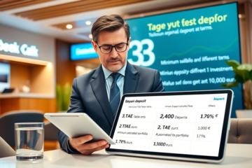 Gráfico ilustrativo sobre el depósito a 3 meses con rentabilidad de hasta 3% TAE y sus condiciones.