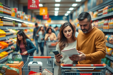 Supermercados advierten sobre el aumento de precios en la cesta de la compra y la incertidumbre económica.