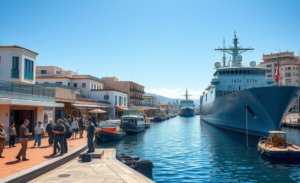 Base naval en Rota generando impacto económico en España.