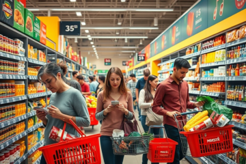 Imagen que ilustra el aumento de precios en supermercados y su impacto en los consumidores.