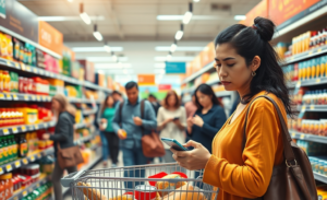 La preocupación por el aumento de precios en los supermercados y cómo afecta a la cesta de la compra.